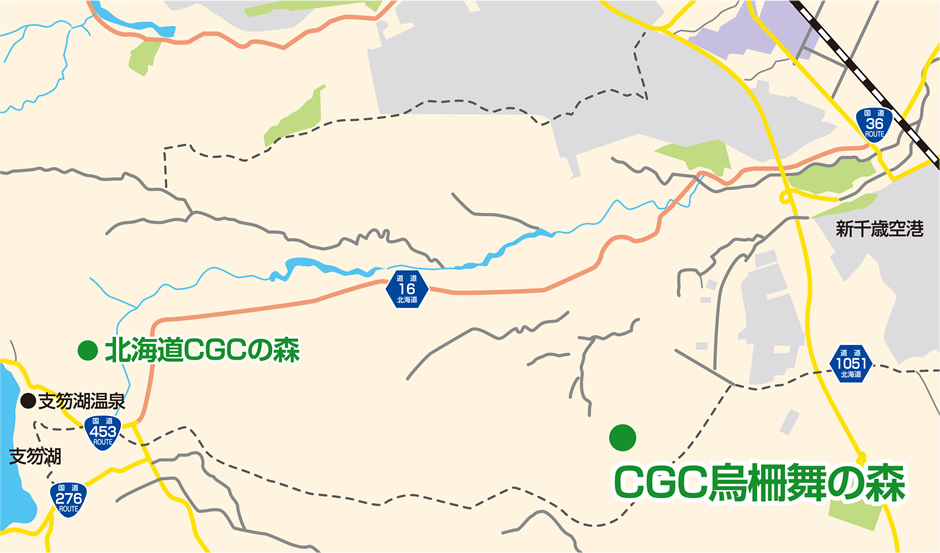 CGC烏柵舞の森地図
